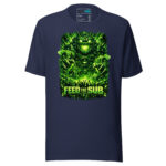 Feed The Sub Drum and Bass T Shirt DnB Bass Graphic Green Screen - Image 5