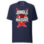 Jungle Is Massive Drum and Bass T Shirt DnB Statement Rave Graphic - Image 5