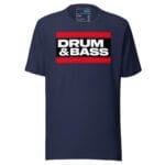 Modern Stripe Drum and Bass T Shirt DnB Logo Graphic - Image 5