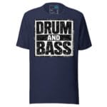 Distressed Drum and Bass T Shirt DnB Vintage Block Design - Image 5