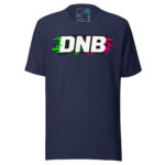 Glitch Fade Drum and Bass T Shirt DnB Digital Logo Green Screen - Image 5