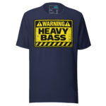 Warning Heavy Bass Drum and Bass T Shirt DnB Hazard Graphic - Image 5