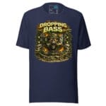 Dropping Bass Drum and Bass T Shirt DnB Rave Graphic - Image 5