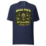 Bass Face Activated Drum and Bass T Shirt DnB Rave Graphic Green Screen - Image 5