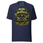 Run The Jungle Drum and Bass T Shirt DnB Rave Graphic Green Screen - Image 5