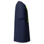 Warning Heavy Bass Drum and Bass T Shirt DnB Triangle Graphic Green Screen - Image 8