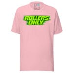 Rollers Only Drum and Bass T Shirt DnB Rave Text Green Screen - Image 9