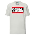 Modern Stripe Drum and Bass T Shirt DnB Logo Graphic - Image 13
