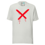Red Graffiti X Drum and Bass T Shirt DnB Minimal Graphic - Image 13