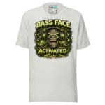 Bass Face Activated Drum and Bass T Shirt DnB Rave Graphic Green Screen - Image 13