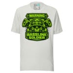 Bassline Soldier Drum and Bass T Shirt DnB Warning Graphic Green Screen - Image 13