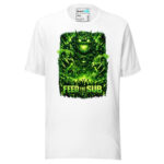 Feed The Sub Drum and Bass T Shirt DnB Bass Graphic Green Screen - Image 17