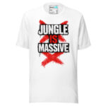 Jungle Is Massive Drum and Bass T Shirt DnB Statement Rave Graphic - Image 17