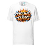 Drum And Bass Burst Graphic T Shirt DnB Explosion Rave Design - Image 17