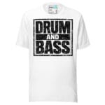 Distressed Drum and Bass T Shirt DnB Vintage Block Design - Image 17