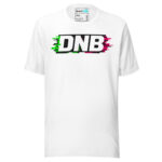 Glitch Fade Drum and Bass T Shirt DnB Digital Logo Green Screen - Image 17