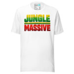 Jungle Massive Drum and Bass T Shirt DnB Rasta Style Graphic - Image 17