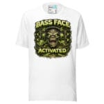 Bass Face Activated Drum and Bass T Shirt DnB Rave Graphic Green Screen - Image 17