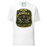 Run The Jungle Drum and Bass T Shirt DnB Rave Graphic Green Screen - Image 17