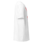 Red Graffiti X Drum and Bass T Shirt DnB Minimal Graphic - Image 20